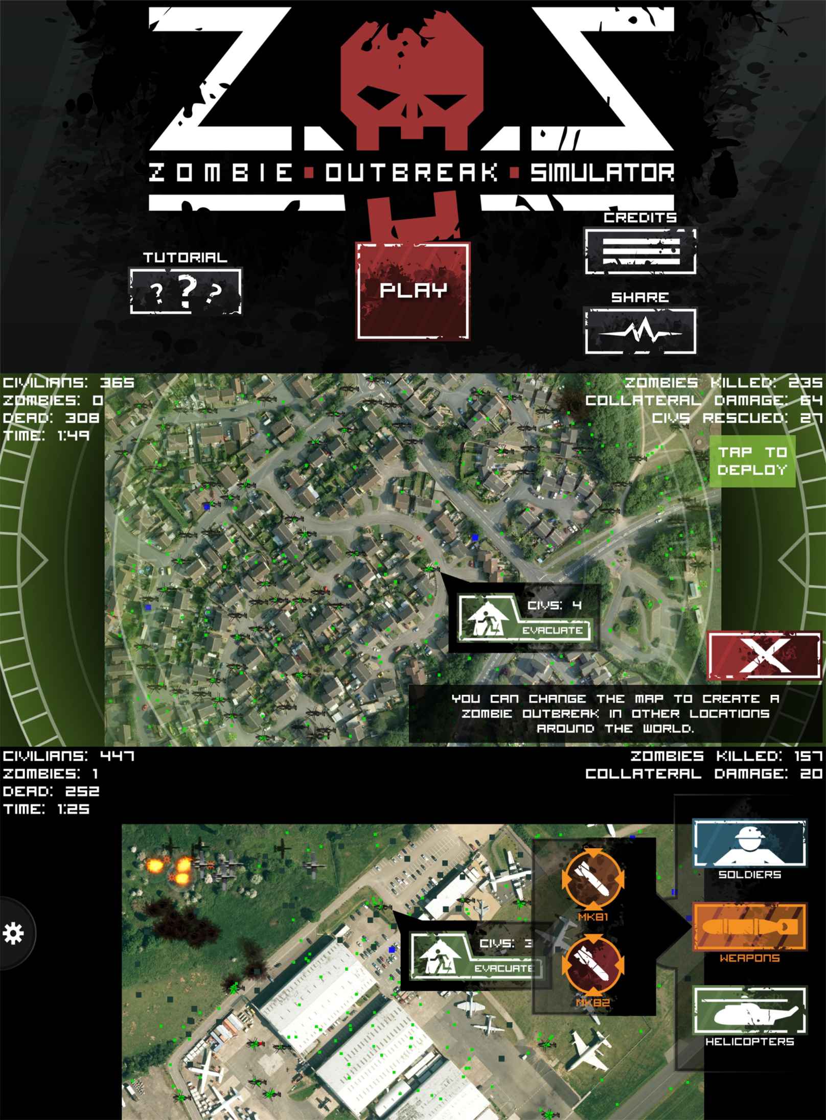 僵尸围城模拟器v1.0.0绿化版截图1